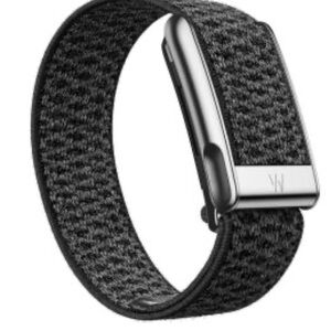 Whoop 5.0/MG Cloudknit Luxe - Black-Gray (Storm) - Shiny Titanium Silver Clasp